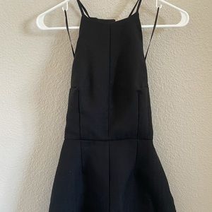 Black romper, halter